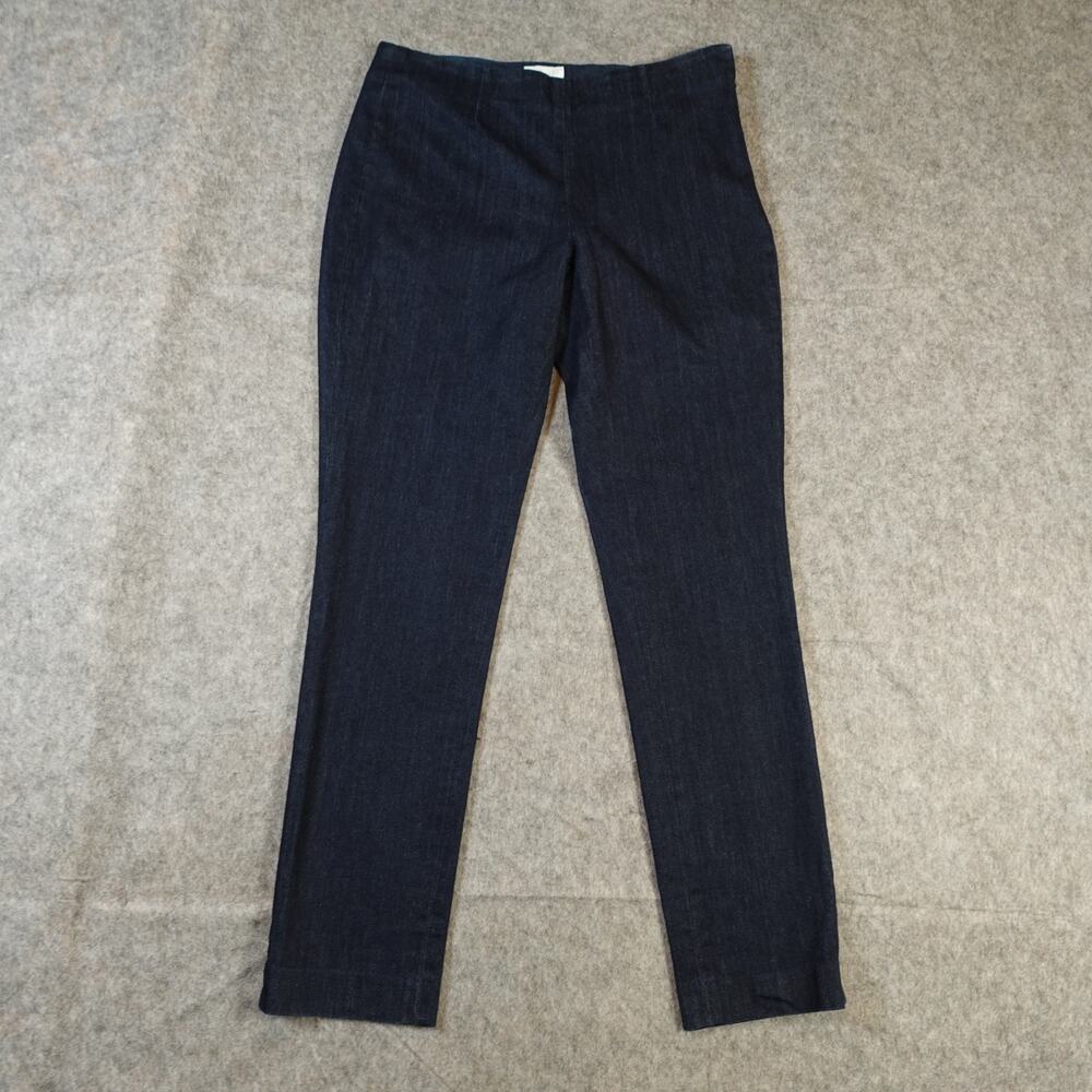 J. Jill Jeans Womens 2 Missy Dark Wash Straight Leg 27" Casual